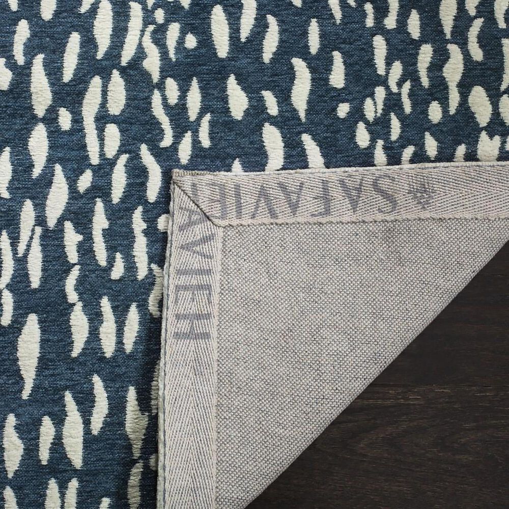 2'3 x 4' Safavieh Marbella Collection MRB657D Handmade Chenille Accent Rug Blue Ivory 2'3 x 4' Safavieh Marbella Collection MRB657D Handmade Chenille Accent Rug Blue Ivory